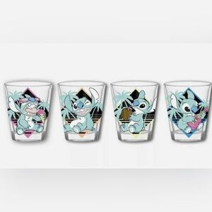 NEW Disney Stitch Shot Glass Set